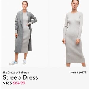 Babaton Gray longleeves Streep Dress